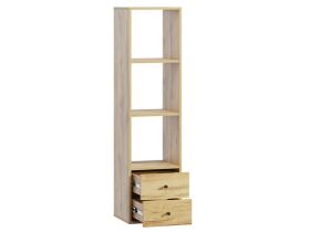 Стеллаж Кейн 2-39x149 Дуб Золотистый