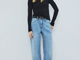 Лонгслив с шёлком, Черный