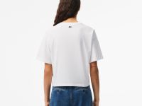 Женская Футболка Lacoste из хлопка