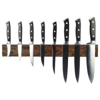 Настенный держатель магнитный для 8 ножей Woodinhome KS010SOB, дуб
