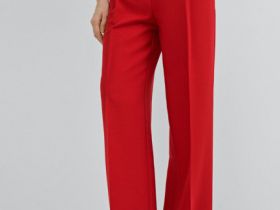Прямые брюки, Красный