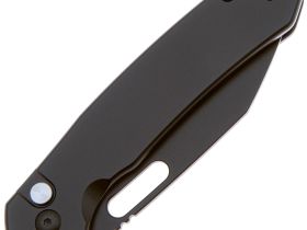 Складной нож CJRB Pyrite, сталь AR-RPM9, Button Lock, рукоять сталь