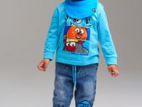 Воротник-манишка детский трикотажный для мальчиков