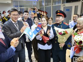 В Якутске встретили Героя России Андрея Григорьева