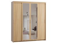 Шкаф-купе Тебар 4-210x240 Дуб Барбера 2 зеркала