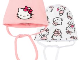 Шапка детская трикотажная для девочек, 2 шт в комплекте