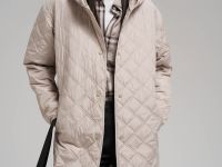 Стеганое пальто с искусственным утеплителем