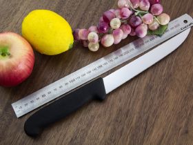 Кухонный нож Victorinox Fibrox, сталь X50CrMoV15, рукоять полипропилен, черный