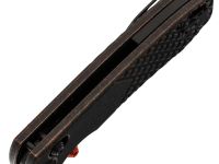 Складной нож Dragonfly-Cu с осевым замком EDC, лезвие из стали 14C28N, медная рукоятка
