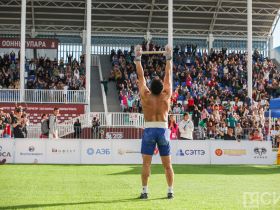 Завершились соревнования по мас-рестлингу и якутской вертушке на Играх Манчаары