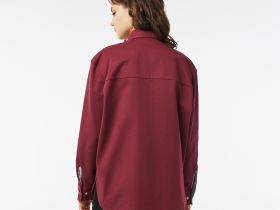 Женская рубашка Lacoste из смеси хлопка