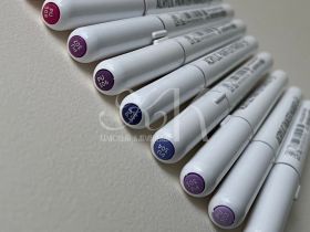 Набор маркеров акриловые Languo, 9 цветов, пурпурные оттенки