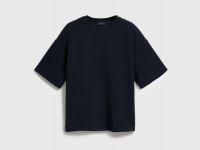 Футболка оверсайз с разрезами, Черный