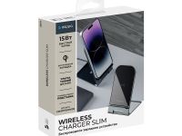 Беспроводное зарядное устройство Deppa Wireless Charger Slim (23151) для смартфонов Qi 15W (черный)