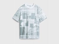 Футболка с принтом, Белый