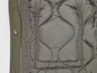 Утеплённая короткая куртка, Желтый