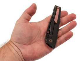 Складной нож Kansept Chimera blackwash сталь S35VN, рукоять Blackwash Titanium