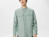 Мужская рубашка Lacoste из хлопка