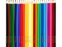 Набор карандашей цветных Koh-i-Noor "RACOON 3554", 24 цв, картон. упак. с подвесом