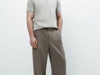 Поло из хлопка, Бежевый