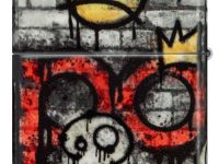 Зажигалка ZIPPO Graffiti King с покрытием 540 Matte, латунь/сталь, разноцветная, матовая, 38x13x57 мм