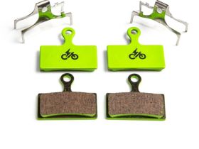 Тормозные колодки для велосипеда Clark's EVRS85 2X2 увеличенной мощности для электровелосипедов (Shimano) (металлизированные (sintered))