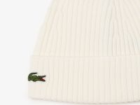 Шерстяная шапка Lacoste Unisex в рубчик