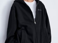 Худи на молнии свободного силуэта