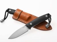 Нож с фиксированным клинком LionSteel M1 GBK, сталь M390, рукоять G10, черный
