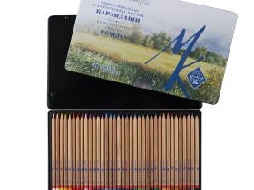Набор карандашей цветные "Мастер-Класс", 36 цветов, в жестяном пенале