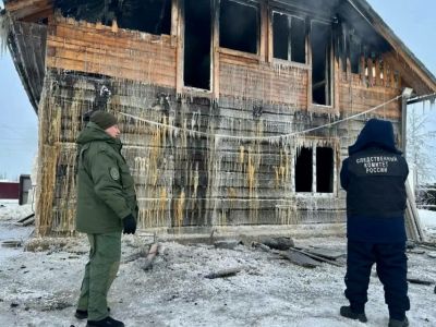 Трое детей погибли при пожаре в частном доме в Намском районе Якутии