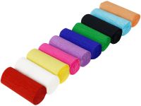Набор крепированной бумаги Мульти-Пульти, 10*200 см, 110 г, 10 шт., ассорти, в рулонах, в пакете