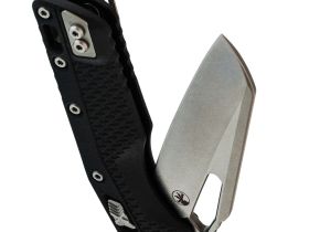 Складной нож Microtech MSI, сталь M390MK Tri-Grip Polymer, 210T-10PMBK