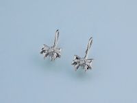 Серьги из белого золота с бриллиантами э0901сг07171400