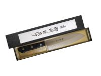 Кухонный Шеф нож Сантоку Tojiro Western Knife F-331, сталь VG-10, рукоять стабилизированная древесина, черный