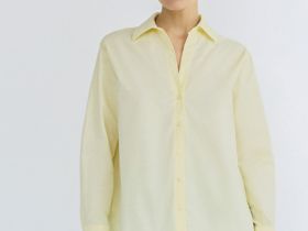 Рубашка из хлопка, Желтый