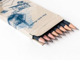 Набор карандашей чернографитных Малевичъ "Graf'Art" 8 шт