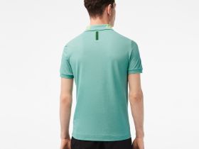 Мужское поло Lacoste приталенного кроя из эластичного хлопка