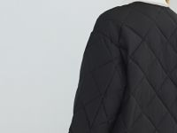 Лёгкая стёганая куртка, Черный