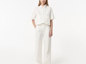 Женская рубашка Lacoste из эластичного хлопка