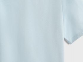 Футболка оверсайз из плотного хлопка, Голубой