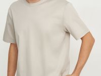 Футболка из хлопка прямого кроя