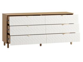 Комод Теджонс 185x85 Деко Белый