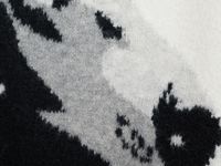 Вязаный джемпер с принтом для девочек, Бежевый