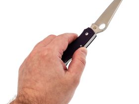 Складной нож Steelclaw Коп 1, сталь D2, рукоять G10, фиолетовый
