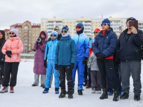 Никита Крюков и Александр Бессмертных провели мастер-класс по лыжным гонкам в Якутске