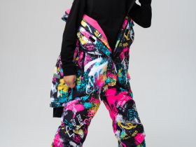 Комбинезон текстильный с полиуретановым покрытием для девочек