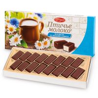 Конфеты Птичье молоко со вкусом сливок, Пензенская кондитерская фабрика, 200 гр.
