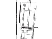 Мольберт M/06 cтудийный большой MABEF