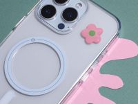 Наклейка VLP 3D розовый цветок